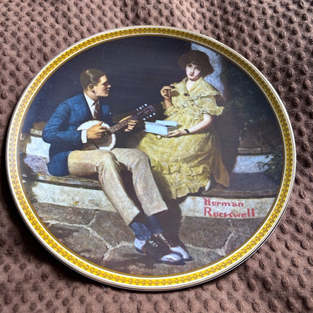 Norman Rockwell Decorative Plate